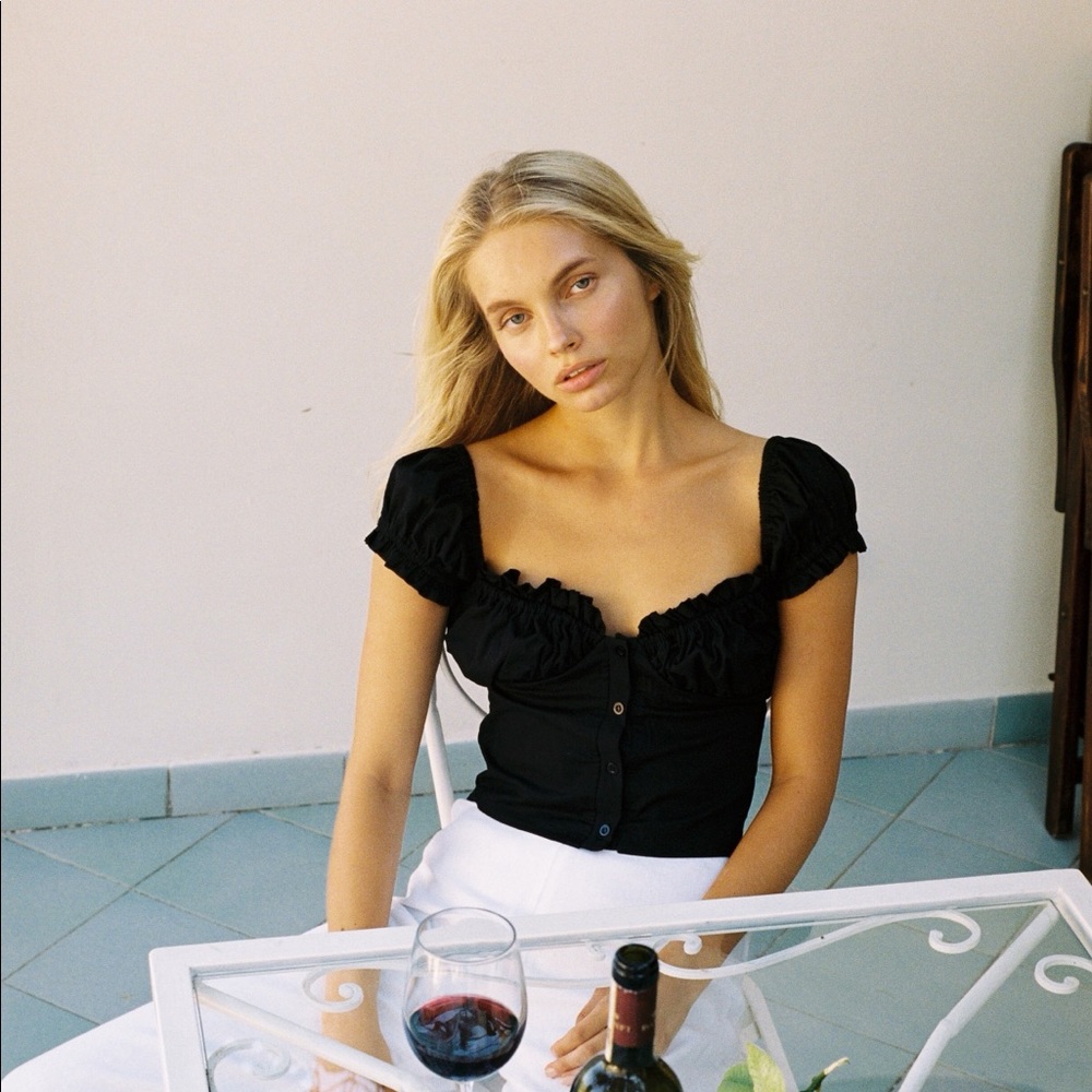 With Jéan Remi Top | Black | S. NWT